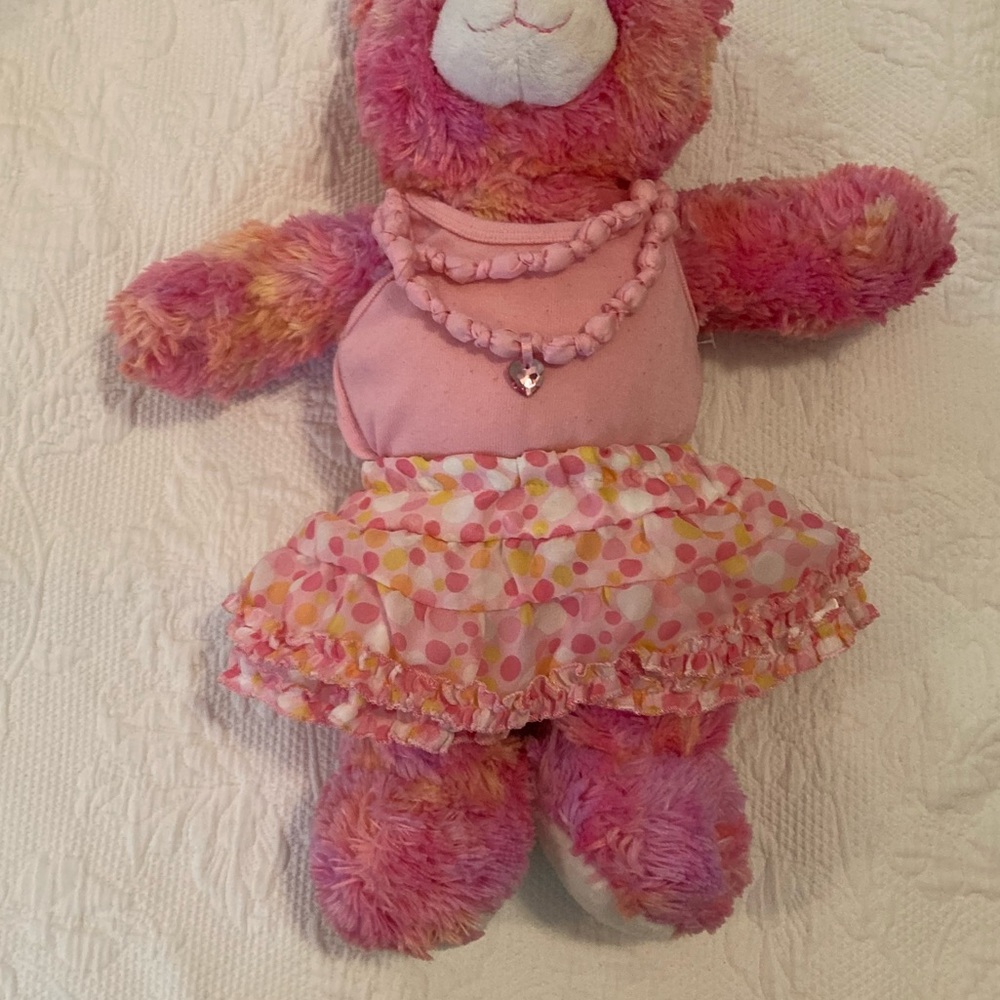 Build A Bear Pink Outfit in good condition